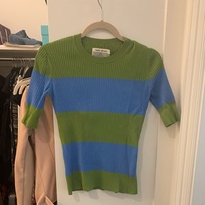 Tory Sport striped sweater tee